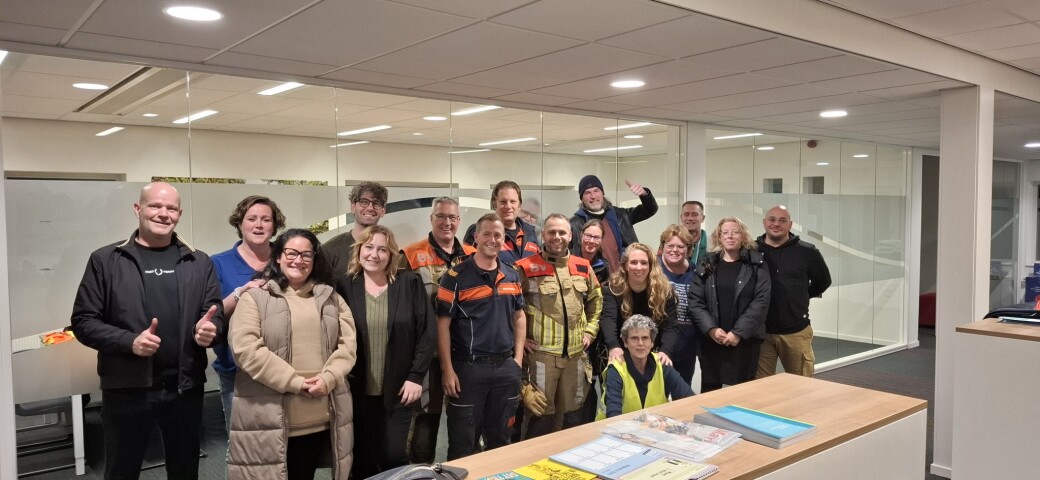 Brandweeroefening team nachtzorg